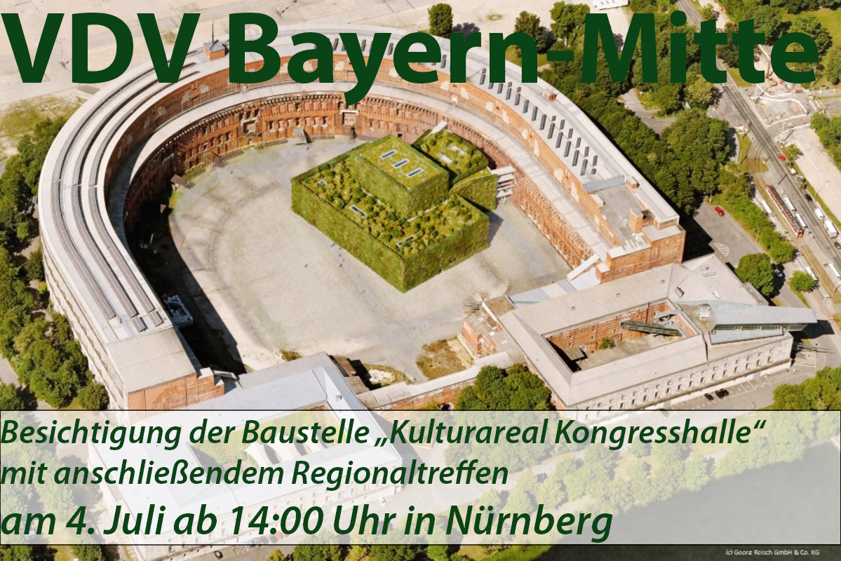 Visualisierung des Neubaus im Innenbereich der Kongresshalle. Bild (c) Georg Reisch GmbH & Co. KG