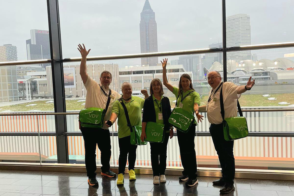 Das Redaktionsteam des VDV war natürlich auch drei Tage auf der INTERGEO unterwegs. Was es konkret Neues gab, wird im nächsten VDVmagazin berichtet. Foto: Grunau.