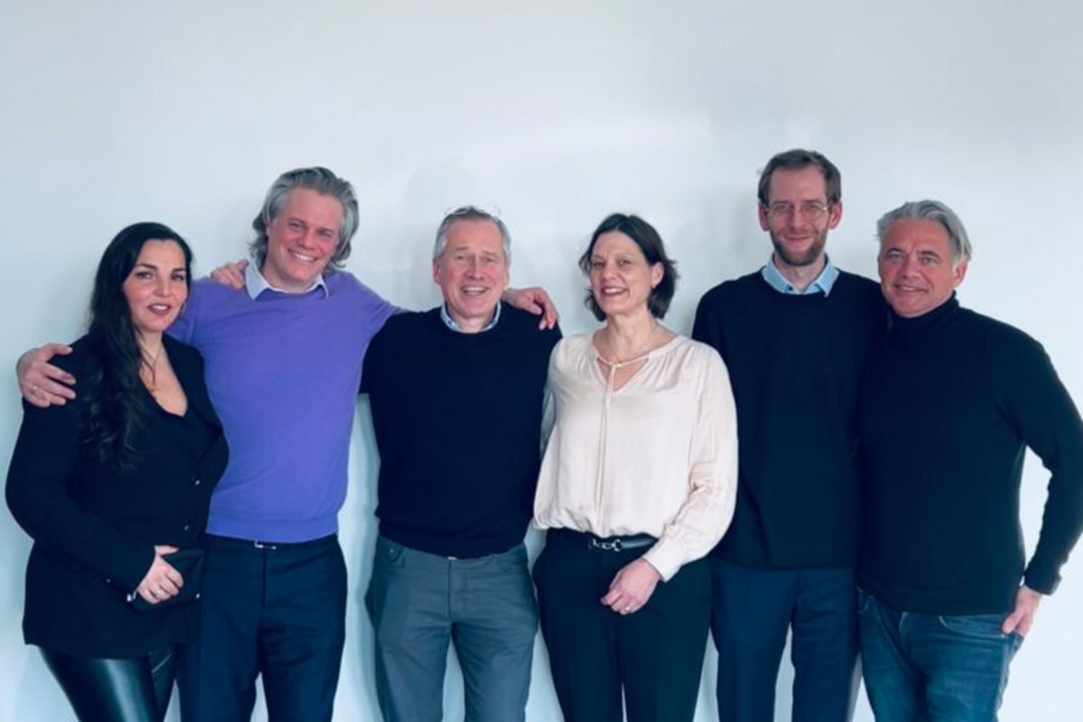 Von links: Özlem Doger-Herter, Björn Schmidt, Göran Kauermann, Ursula Berger, Jörn Bielfeldt, Michael Herter. Bild: data analytics institute (dai)